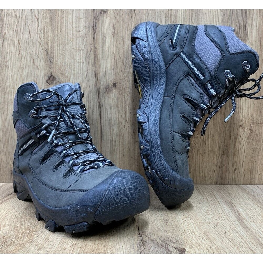 KEEN Delta Mid Waterproof Insulated Hiking Boots Men’s 10 Black 200g 12003
